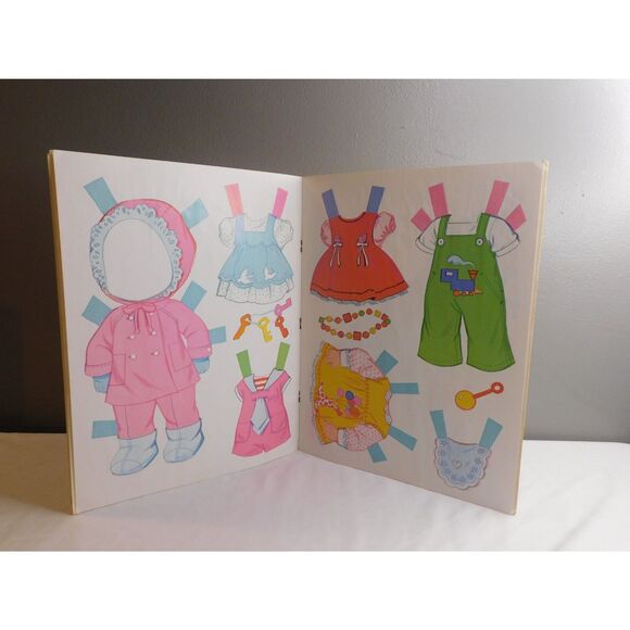 "Baby This 'n That" Paper Doll Book Vintage  1980 Uncut - Picture 5 of 7